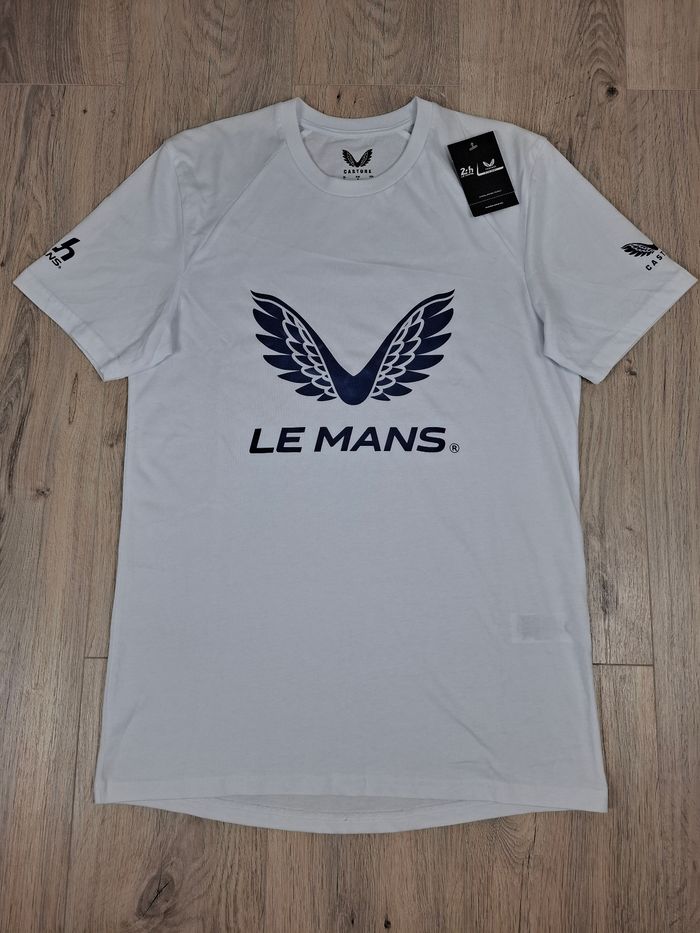 Tshirt Castore x 24H Le Mans Blanc – Officiel, Neuf avec Étiquette 🏁