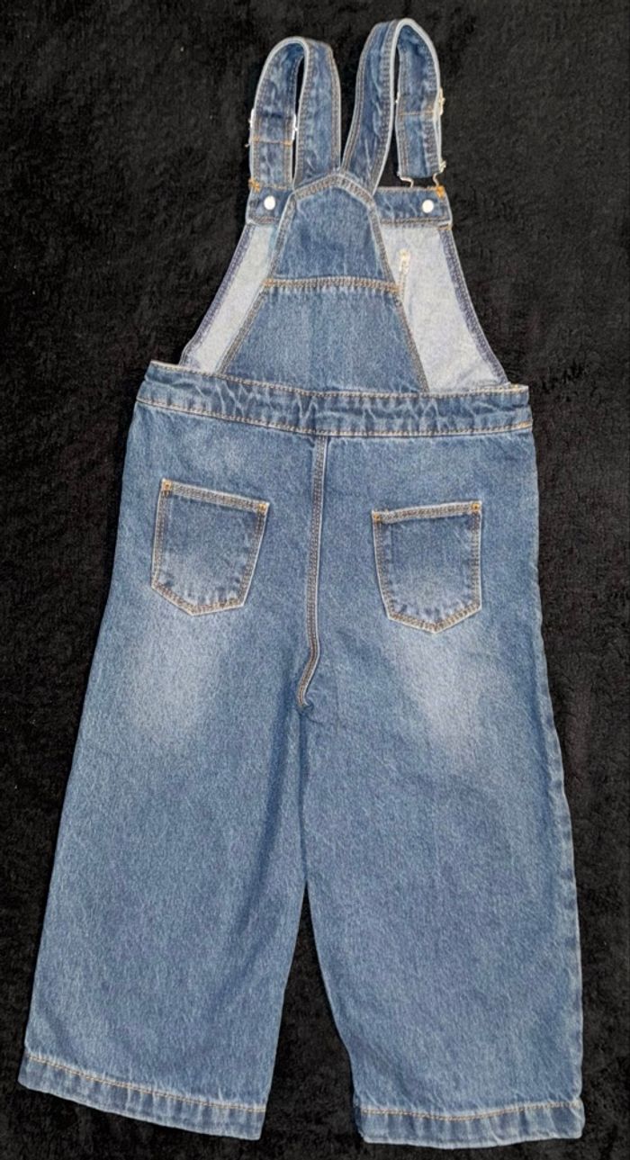 Salopette jeans Fille taille 4 ans 98-107 Cm - photo numéro 4