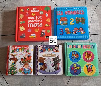 Lot 5 livres pour bébé