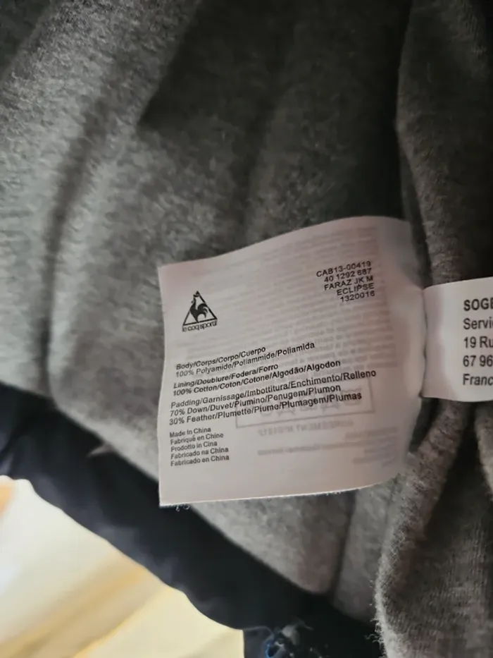 Doudoune le coq sportif - photo numéro 8