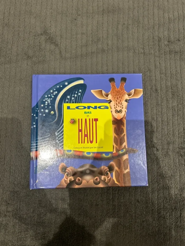 Livre enfant « long bas et haut »