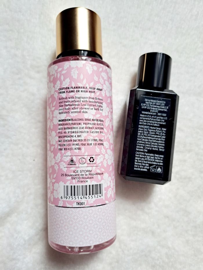 Lot de 2 Brumes corporelles parfumées neuves
💜 Yara Lattafa et Tease Candy Noir Victoria's Secret - photo numéro 3