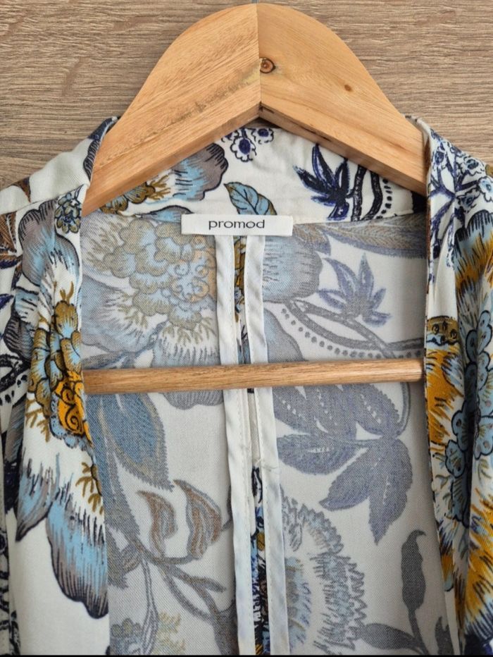 Gilet kimono fleurie - photo numéro 5