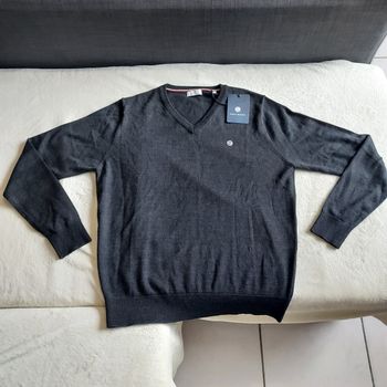 Pull col V serge blanco