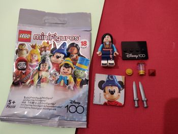 Minifig Lego Mulan - Disney 100 ans - Parfait État - avec sachet - Lego Original