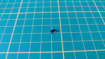 Poignée de la plage arrière 92B pièce détachée Porsche 911 Carrera RS 2.7 1/8 1/8ème Altaya #B37