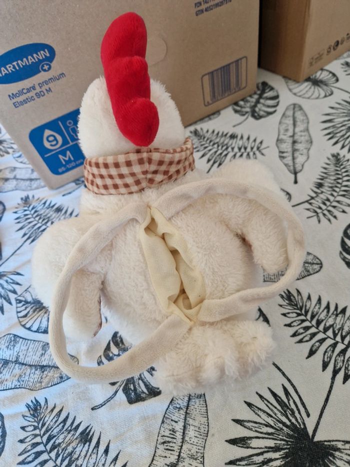 Peluche sac poule - photo numéro 3