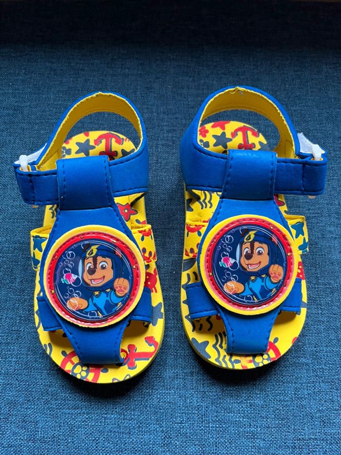 Claquettes / sandalettes / nu-pieds garçon pat patrouille - pointure 25 neuves - photo numéro 4
