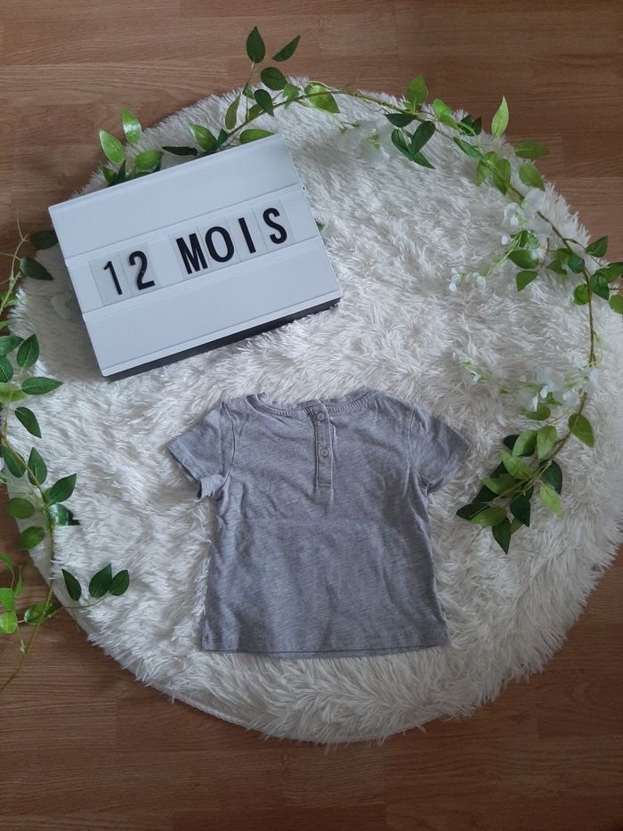 Tee-shirt singe gris - photo numéro 2