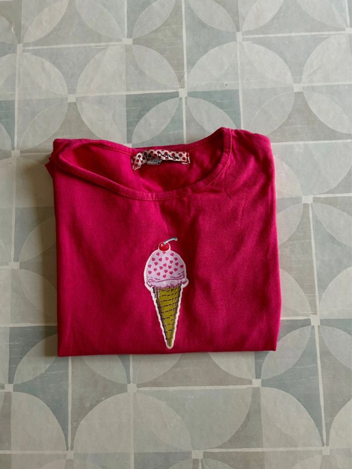 T shirt fille - 8 ans - Like Denim - en très bon état - photo numéro 3