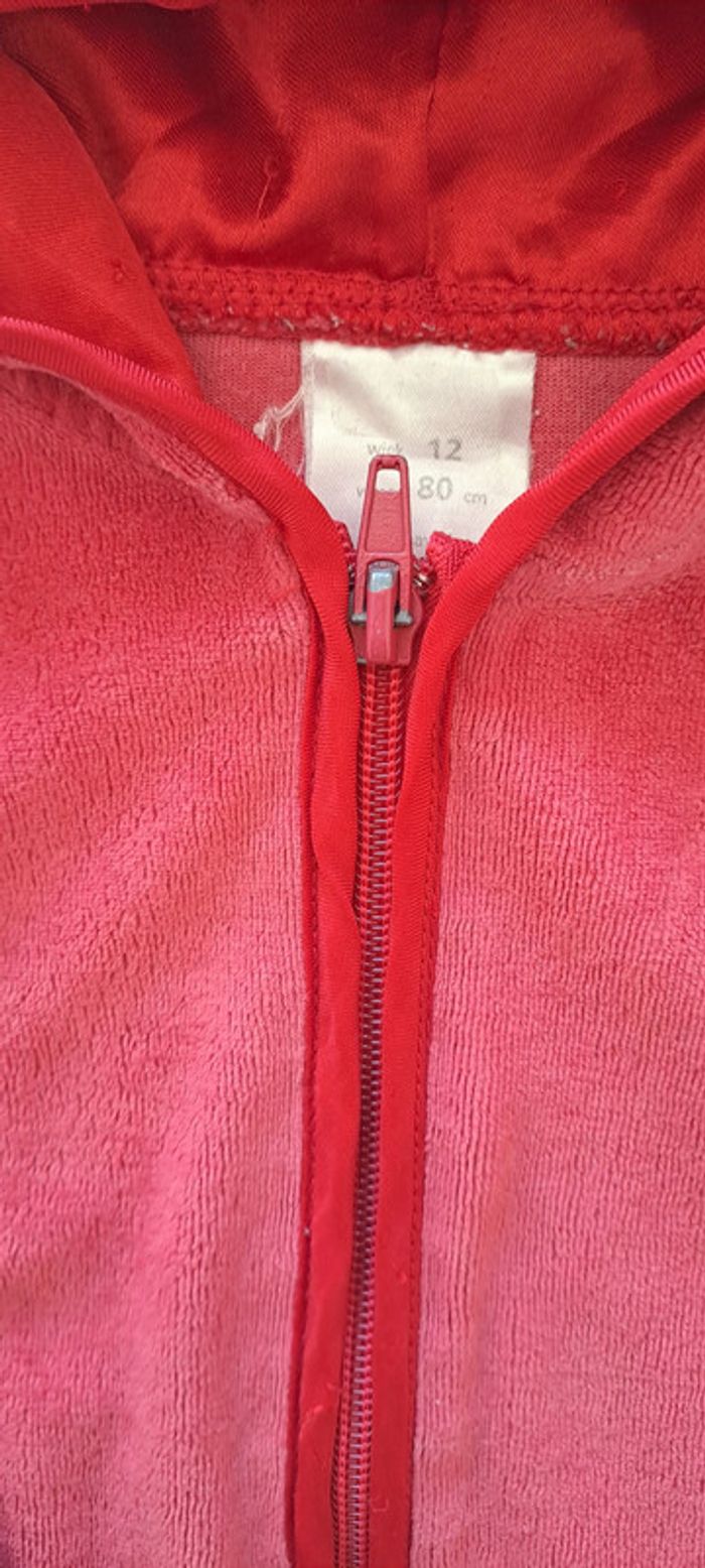 Veste zippée à capuche 12 mois - photo numéro 5