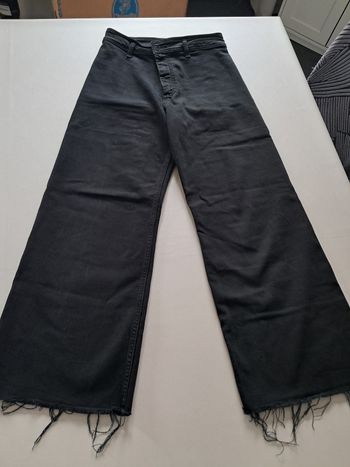 Pantalon large Zara taille haute 42 (Petit)