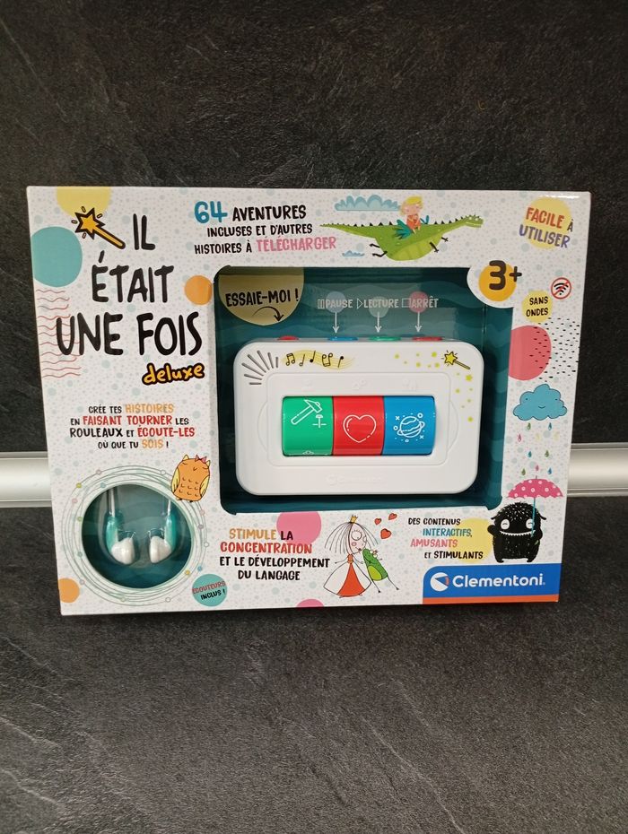 Clementoni Il Etait Une Fois Mon conteur d'histoires avec écouteurs 64 Histoires à Créer et Ecouter