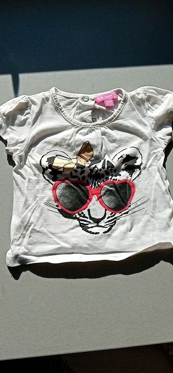 Tee shirt fille 9 mois