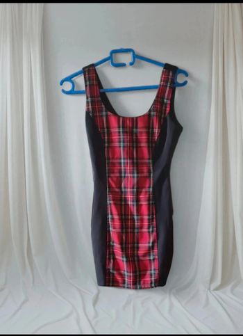Robe sexy ecossaise/tartan