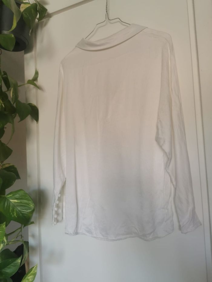 Chemisier blanc Zara - photo numéro 2
