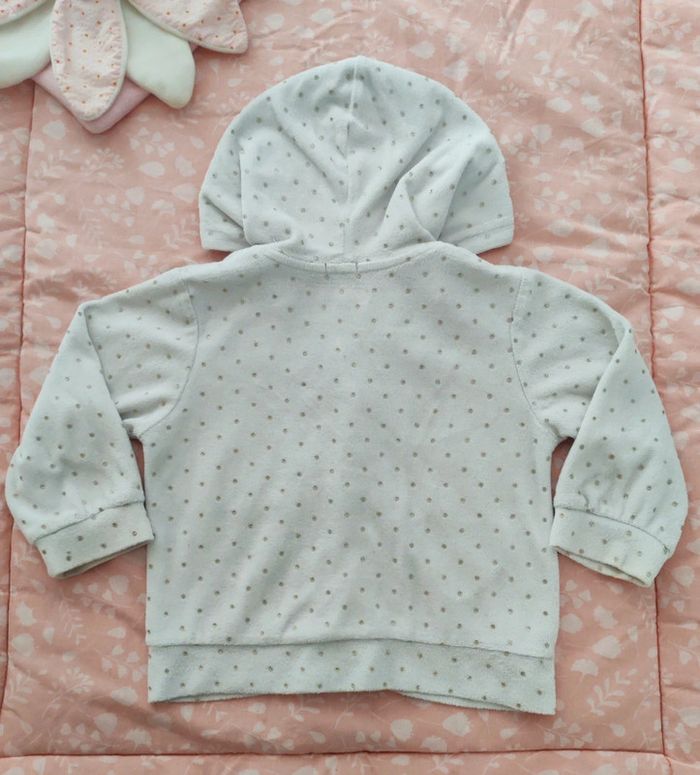 Veste / gilet zippé à capuche Kiabi 18 mois - photo numéro 7