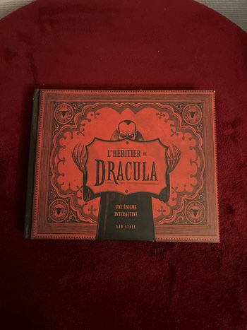 Livre énigme interactive de Sam Stall L héritier de Dracula