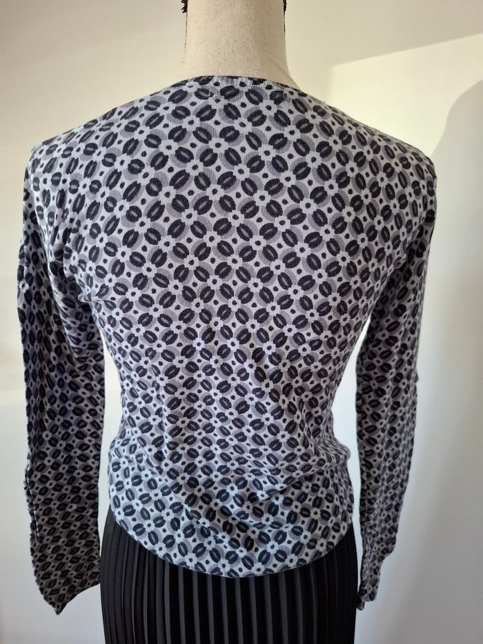 Pull léger  Monoprix bleu/ gris - photo numéro 7