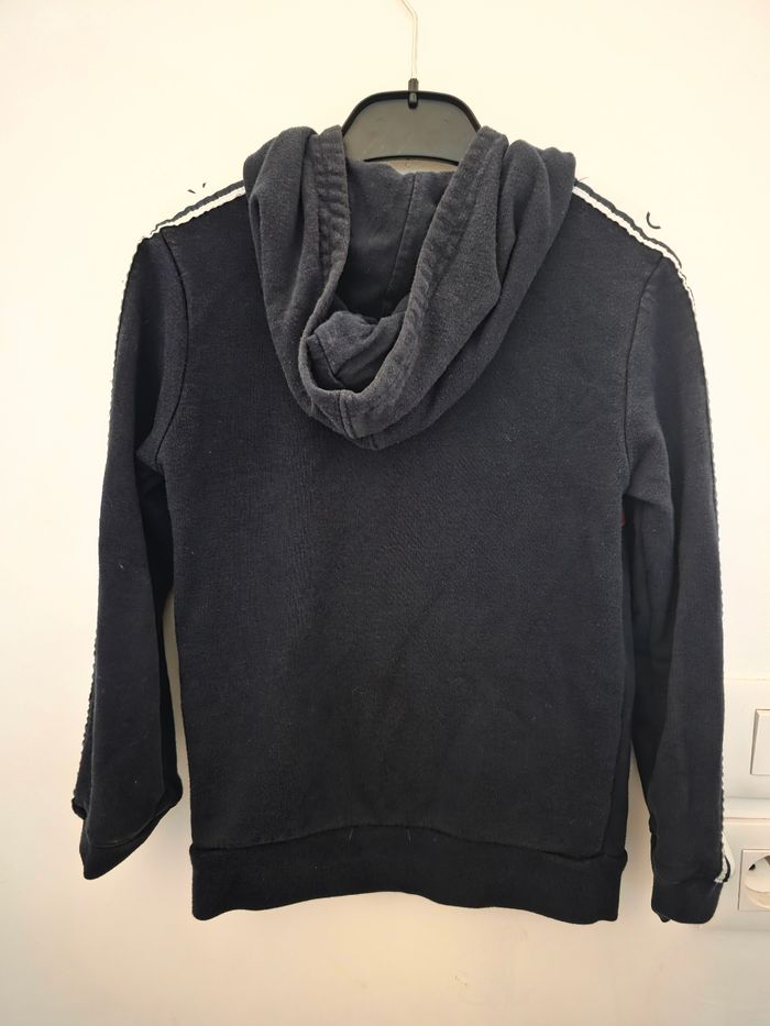 Pull a capuche Champion bleu marine & rouge taille 6 ans - photo numéro 3