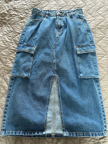 Jupe longue en jeans femme