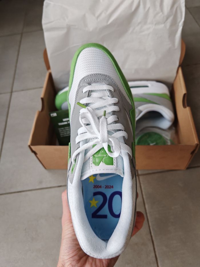 Nike air Max 1 Patta 20th Anniversaire Chlorophyll - photo numéro 5