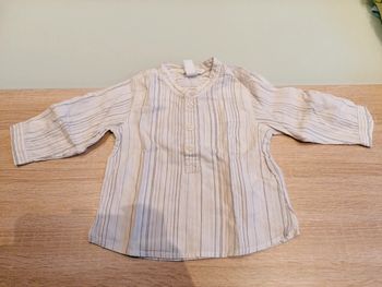 Chemise longue manches 6 mois