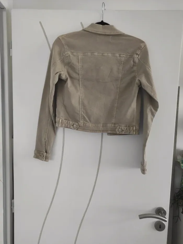 Veste jeans beige Girls génération Taille XS - photo numéro 3