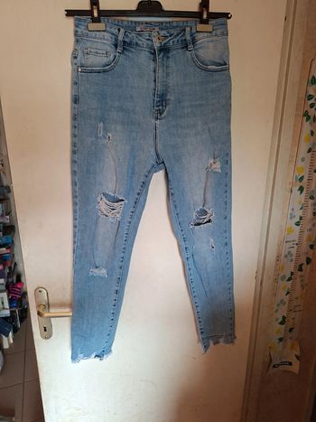 Jeans 38 taille haute