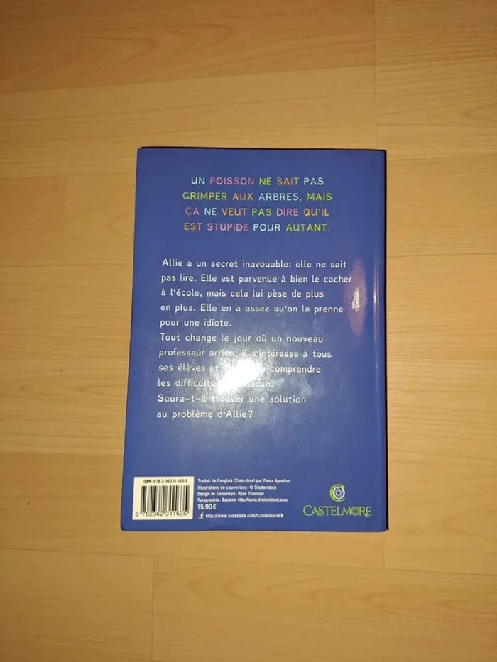 Livre "Comme un poisson dans l'arbre" - Lynda Mullaly Hunt - Roman Jeunesse / Dyslexie - photo numéro 3