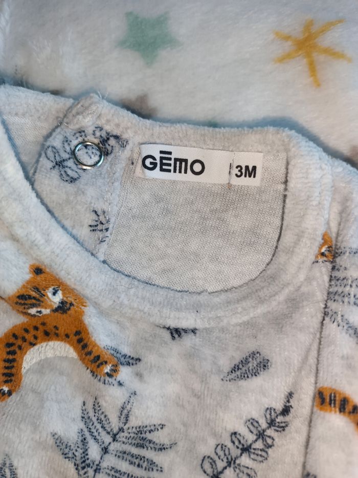 Pyjama gris tigres - photo numéro 2