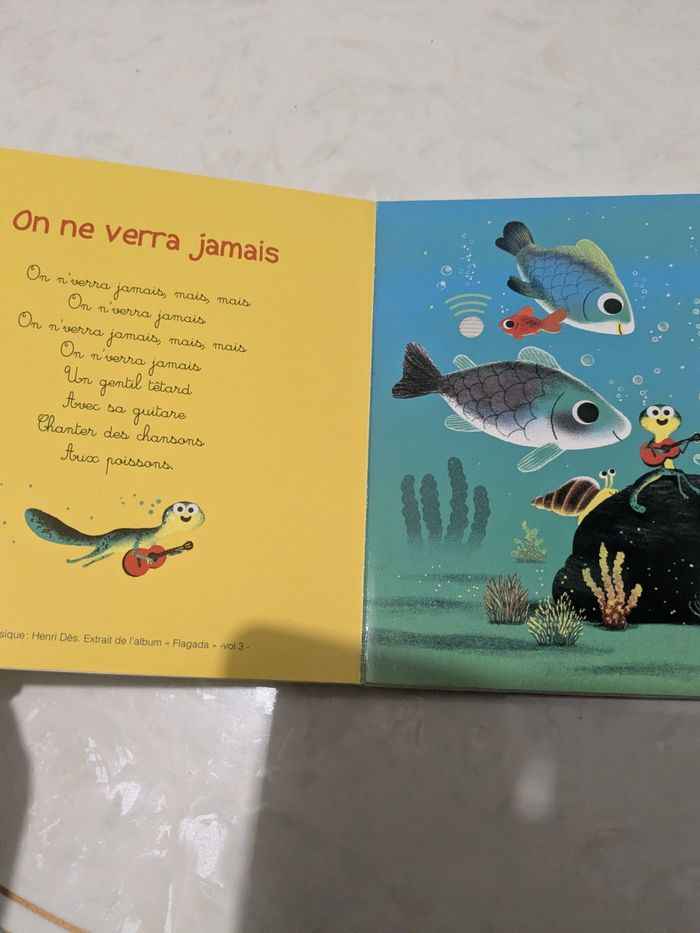 Livre sonore, mes premières chansons d'Henri Dès. À partir de 12 mois. - photo numéro 4