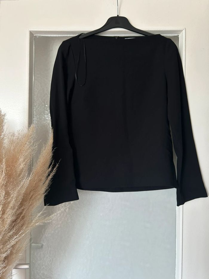 tunique noir femme zara s