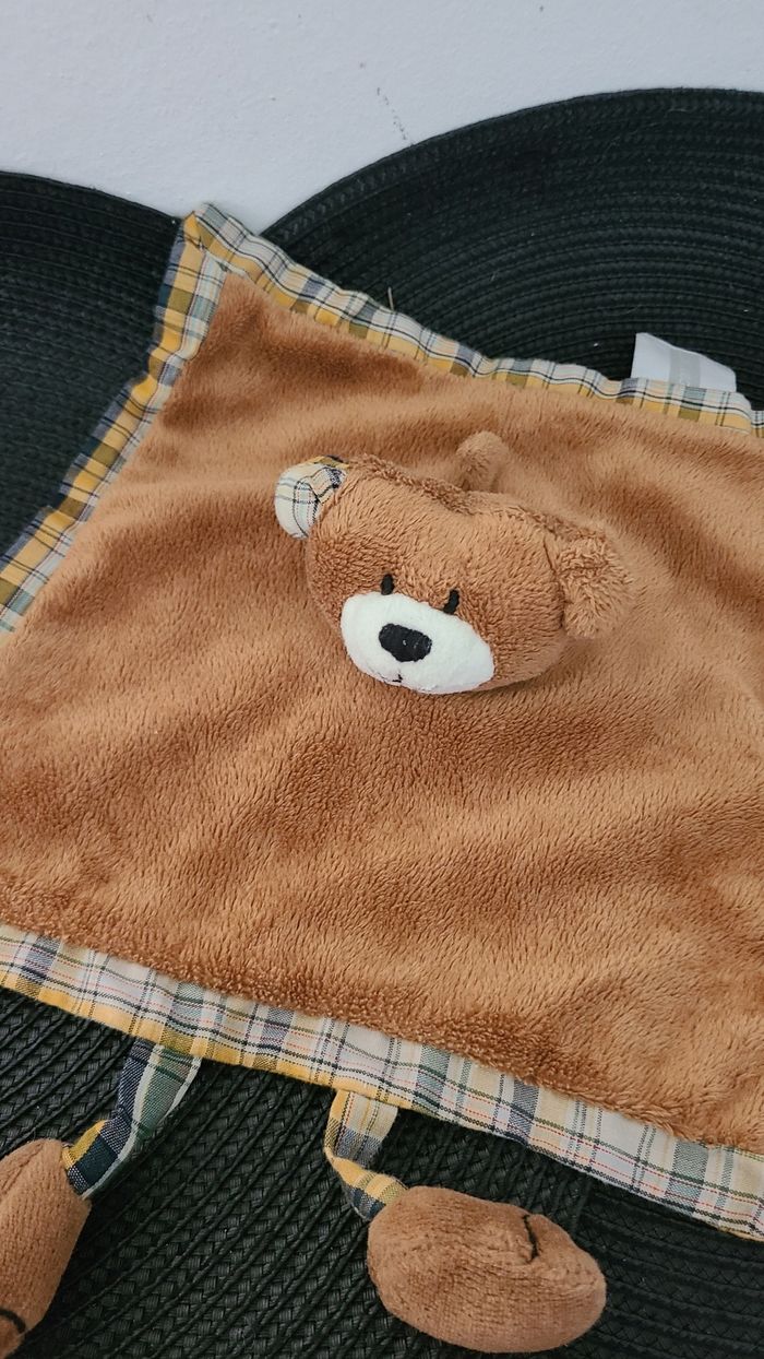 Doudou Plat Ours marron AUBERTCONCEPT Doudou et Compagnie - photo numéro 3