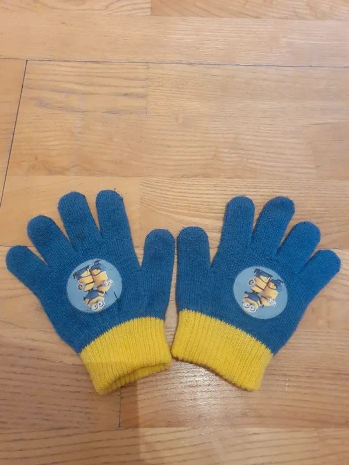Bonnet +gants les minions - photo numéro 5