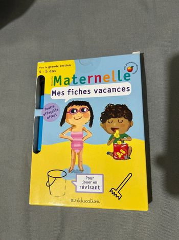 Les fiches vacances