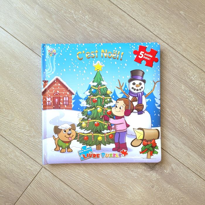 Mon premier Livre Puzzle " C'est Noël, édition Phidal