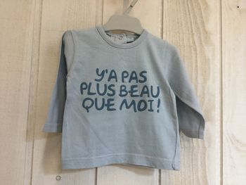 T-shirt bleu ciel ML
