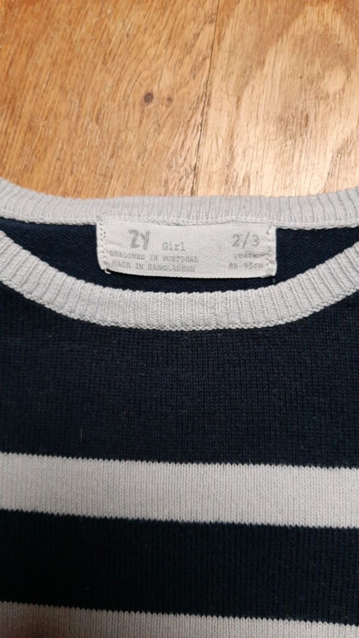 Pull rayé 2/3ans - photo numéro 2