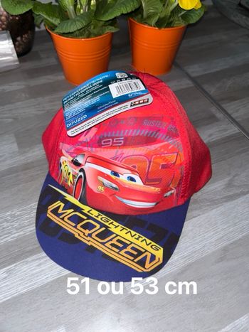 Casquette cars Disney pixar