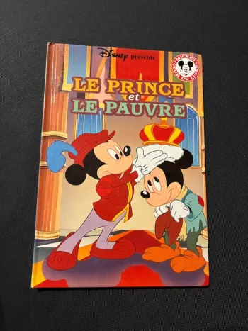 Livre pour enfants Disney le prince et le pauvre