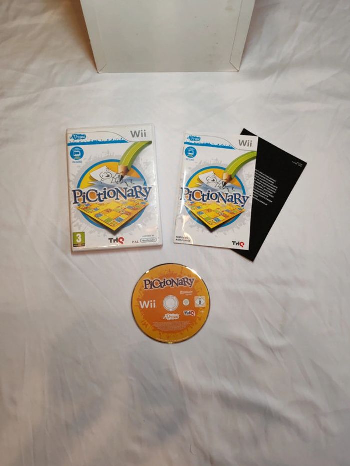 Wii Nintendo jeu pictionnary edition fr et NL très bon état - photo numéro 2