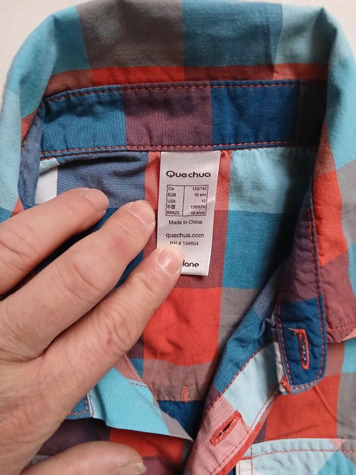Ensemble chemise short 8_10ans - photo numéro 4