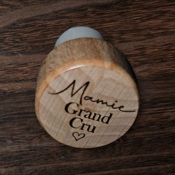 Bouchon de vin mamie grand cru