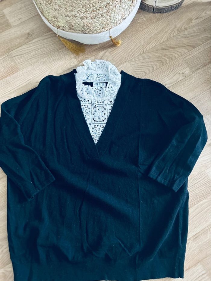 Pull Claudie Pierlot laine&cachemire neuf jamais porté taille 3 - photo numéro 2