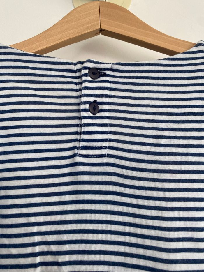 Tee-shirt  évasé marinière « DESIGUAL «  9/10 ans - photo numéro 4
