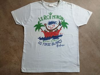 T-shirt bleu Martinqiue Taille 2 Camaïeu