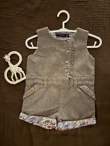 Combishort bébé fille - Sergent Major - 6 mois 