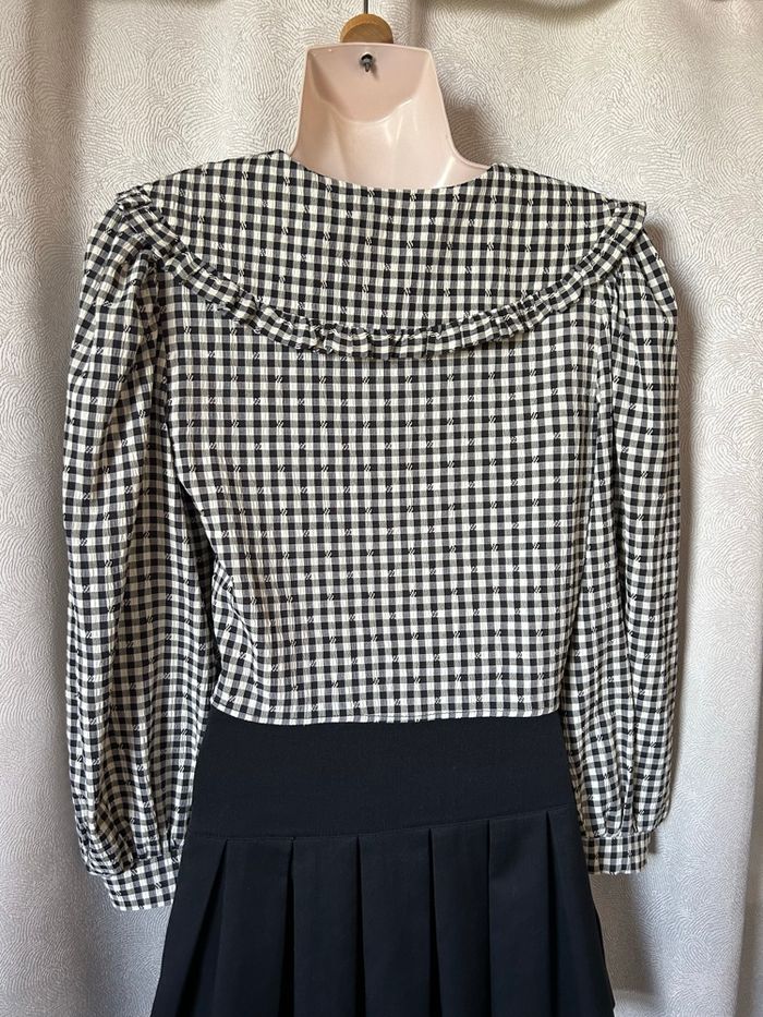 Magnifique chemise crop Vichy 36 Miss Selfridge - photo numéro 3
