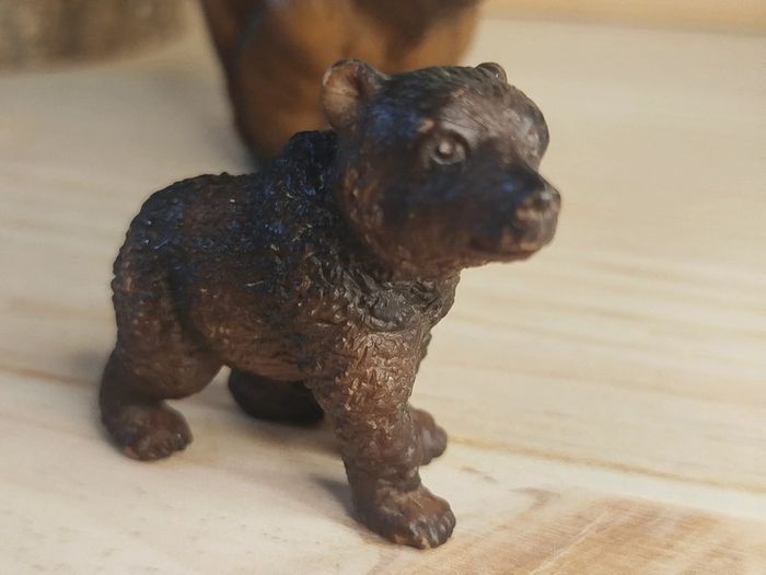 PAPO Schleich Ours brun et son ourson Figurine animal de la forêt - photo numéro 3